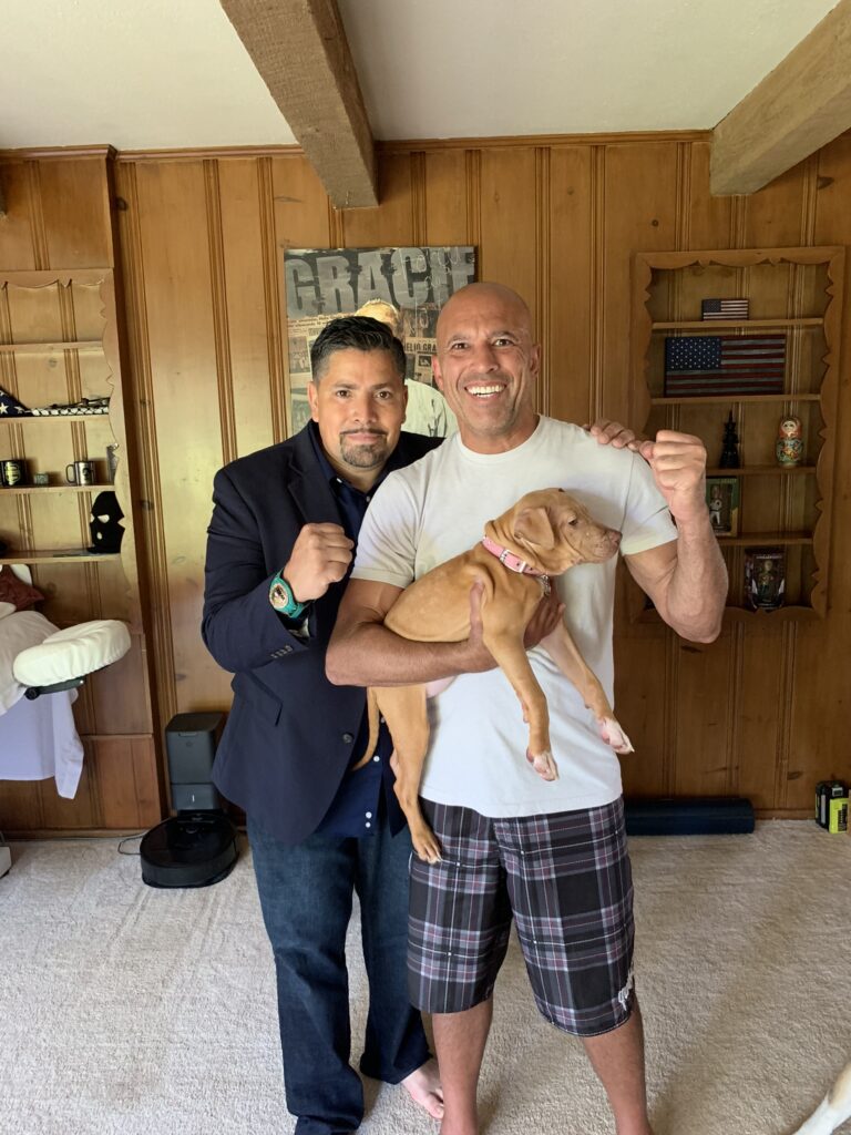 Royce Gracie New dog , chico lopez