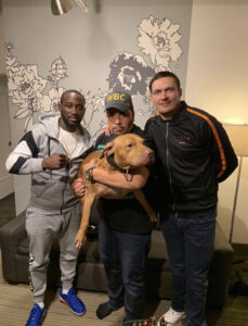 Terence Crawford and Usyk dogs, old family red nose