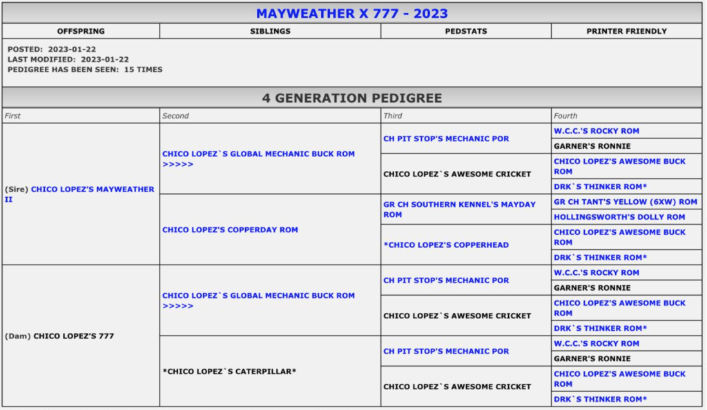 Mayweather x 777